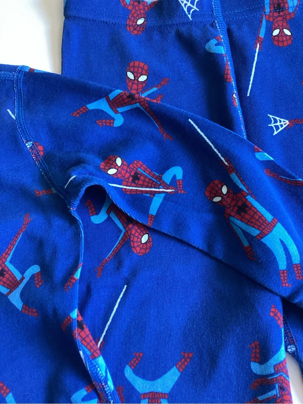 Hanna Andersson Blue Spider-Man Pajamas